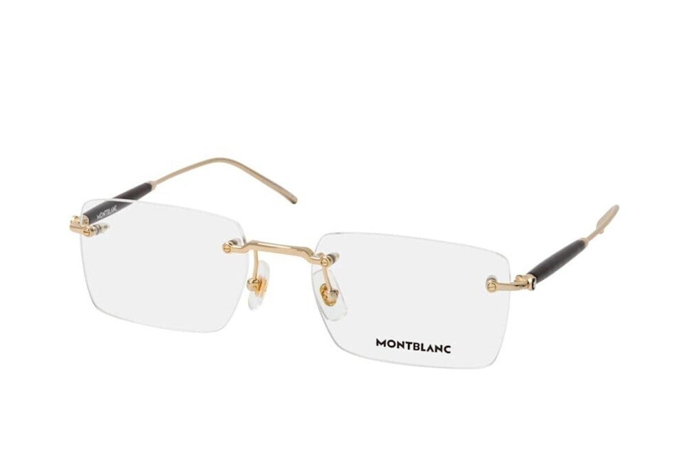 NWT Mont blanc MB0411o-002 Gold 55mm Glasses